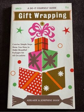 1950s Do It Yourself Gift Wrapping Book Vintage Paperback Retro Craft Guide